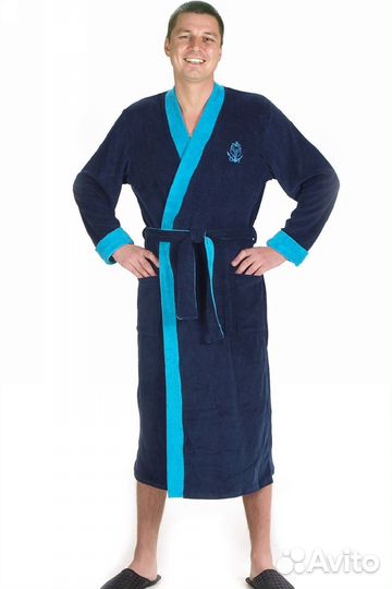 Мужской халат теплый 48 размер