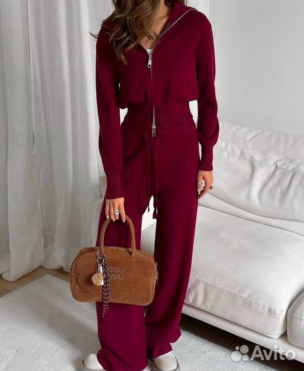 Спортивный ежедневный костюм двойка брюки жакет