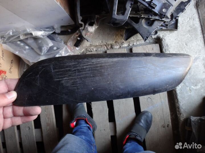 Пежо 307 Накладка переднего бампера левая 05-08