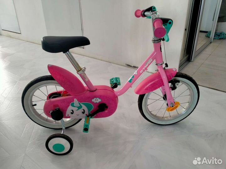 Велописед детский btwin unicorn розовый