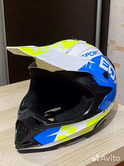 Шлем для мотоцикла эндуро кросс