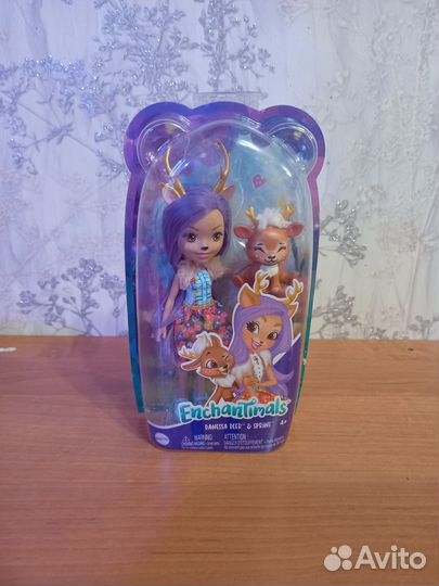 Новая кукла Enchantimals базовая с питомцем