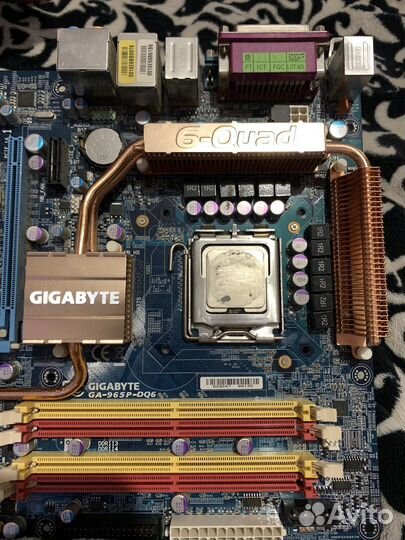 Материнская плата gigabyte GA-965P-DQ6