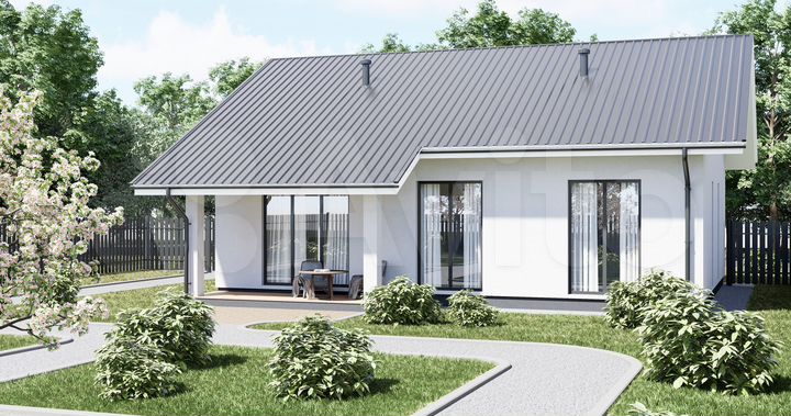 Дом 85 м² на участке 7 сот.