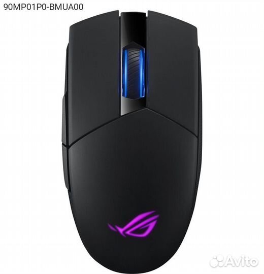 Мышь Asus ROG Strix Impact II Беспроводная Чёрный