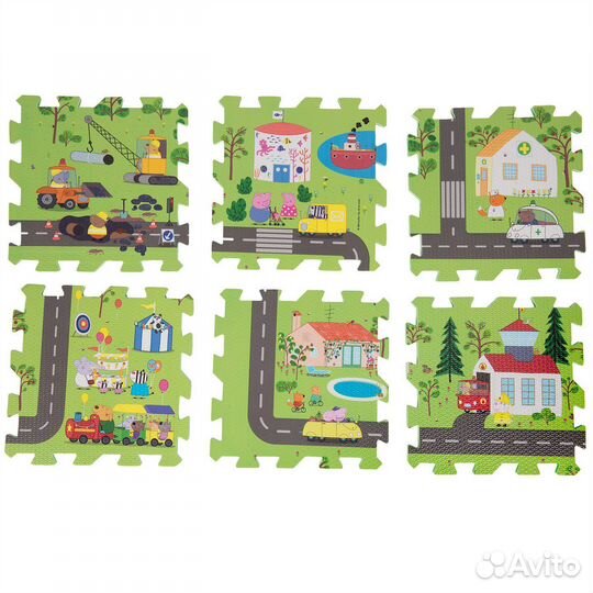 Напольный пазл-коврик Свинка Пеппа Pig Peppa