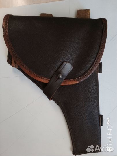 Кобура револьвера Наган кирзовая, образца ВОВ