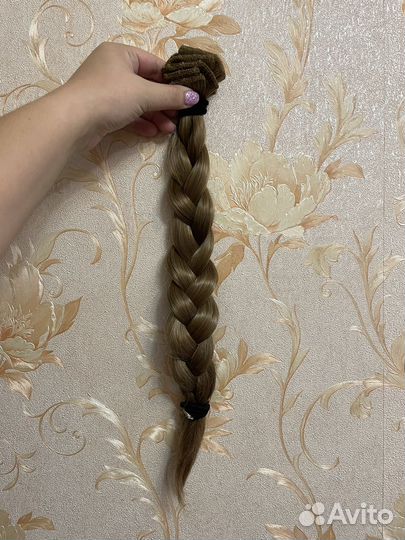 Волосы на заколках искусственные