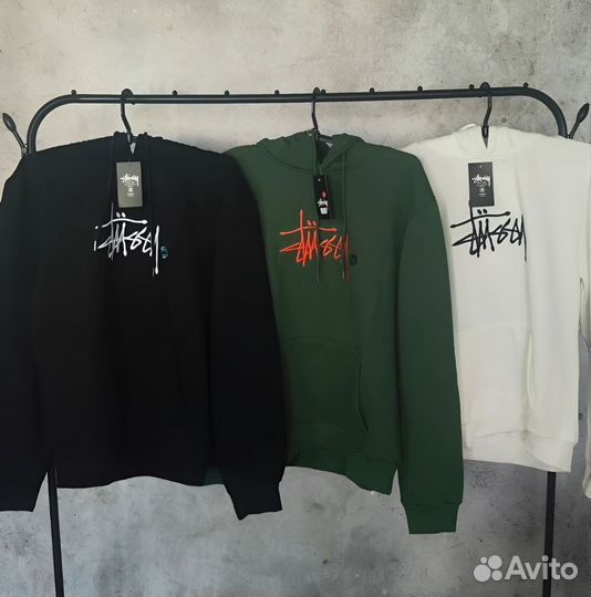 Худи stussy разных цветы