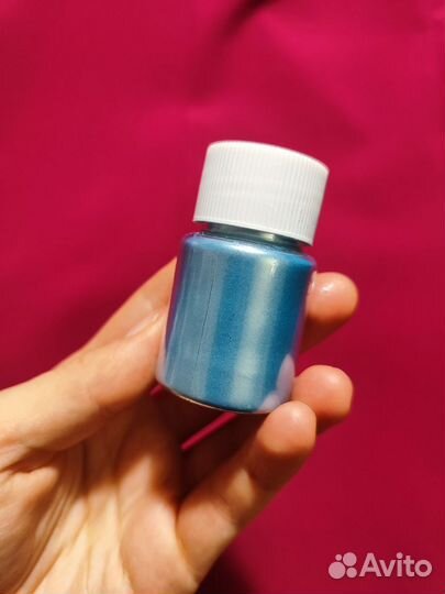 Перламутровый пигмент голубой, tiffani