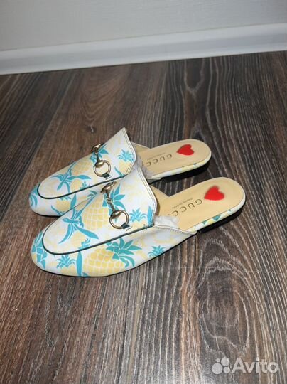 Лоферы Gucci Jordan Jacquard 37 размер