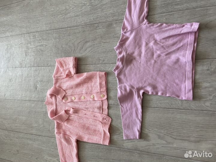 Детские вещи пакетом на девочку 74-80