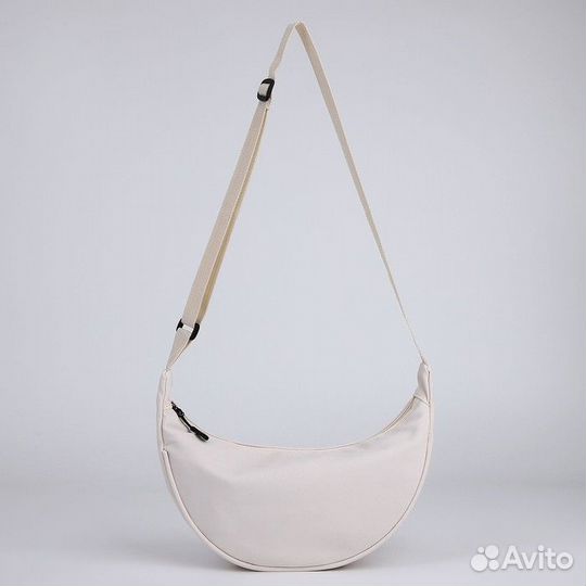 2 шт. Сумка женская из текстиля, 30х17х6 см, бежевый цвет