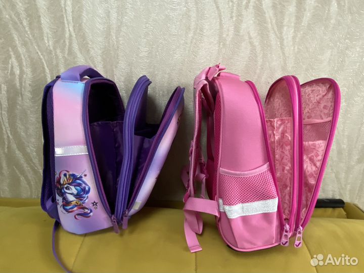 Рюкзак школьный для девочки grizzly новый