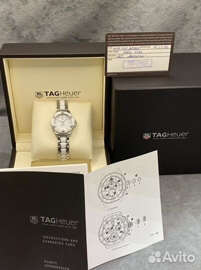 Часы c брилиантами tag heuer