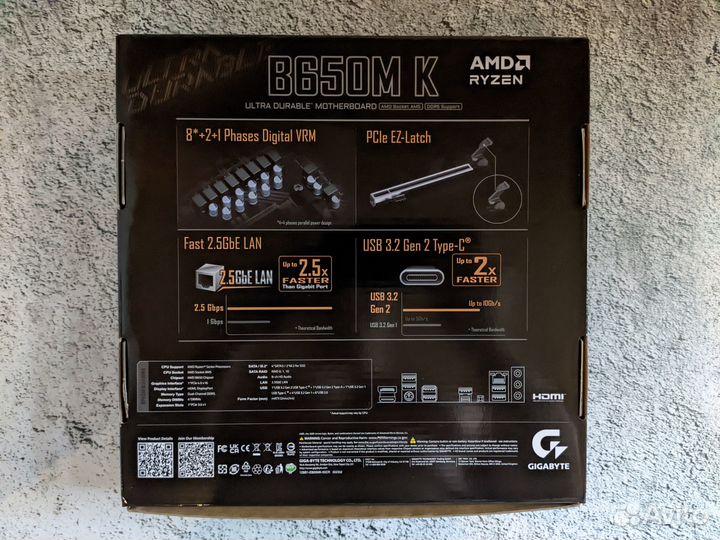 Gigabyte B650M K, Socket AM5, новая с гарантией