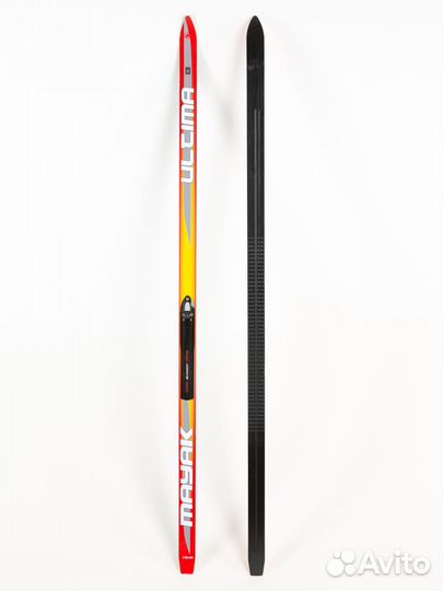 Детские подростковые лыжи Маяк дерево-пластик 170