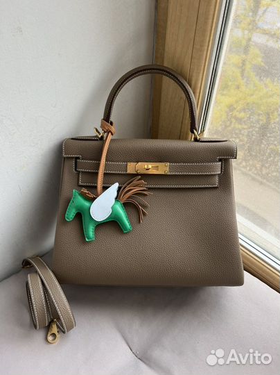 Сумка hermes kelly etoupe 28