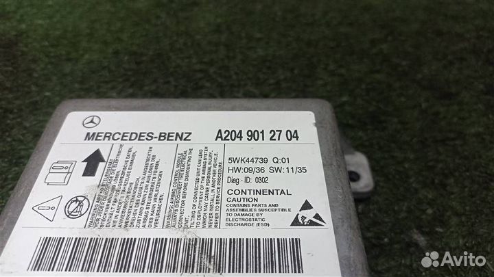 Блок управления AIR BAG Mercedes Benz W204 2007-2