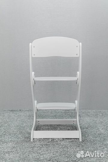 Растущий стул белый