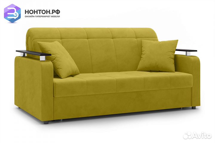 Диван аккордеон Остин горчичный