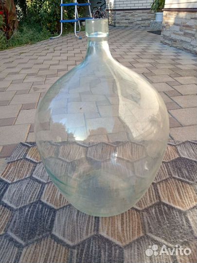 Бутыль стеклянная 30 литров