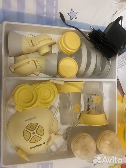 Молокоотсос medela swing maxi flex электрический