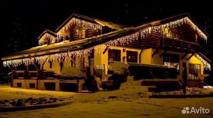 Гирлянда уличная бахрома IP65 и IP44 опт и розница