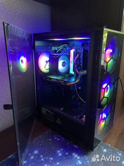 Игровой пк intel i3 12100/rx 6600