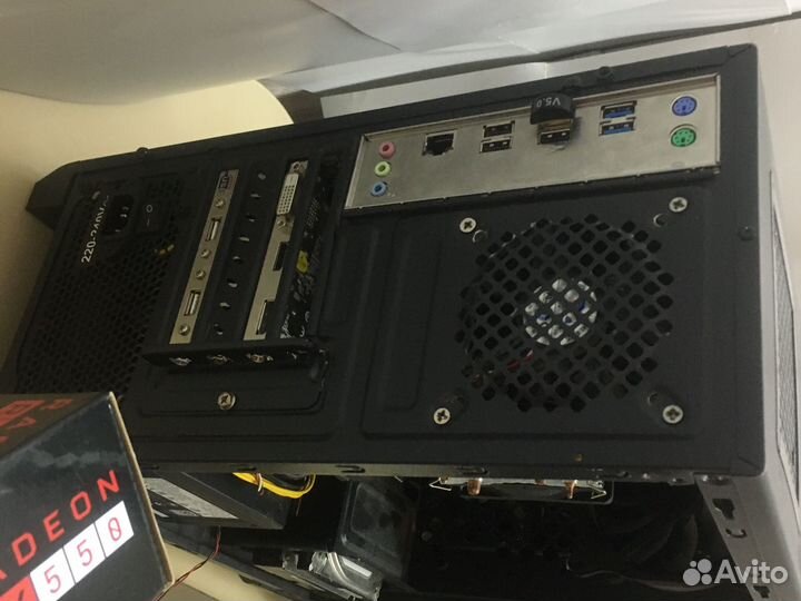 Компьютер игровой rx 550; xeon e5 2640 6 ядер