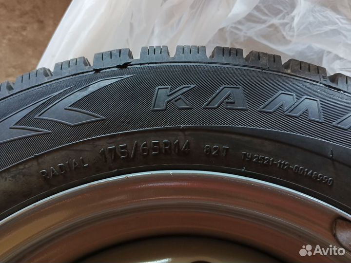 Зимняя резина с дисками kama 175/65 R14