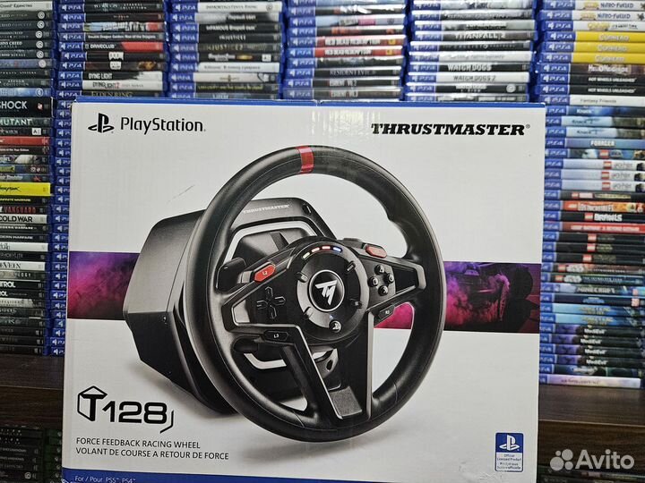 Руль thrustmaster t128 для PS4,5,пк