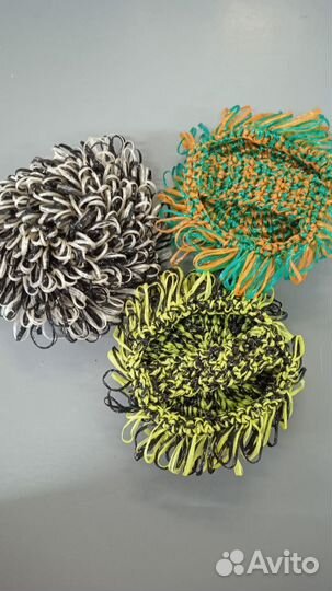 Мочалки ручной вязки