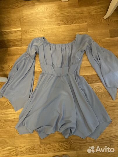 Платье голубое