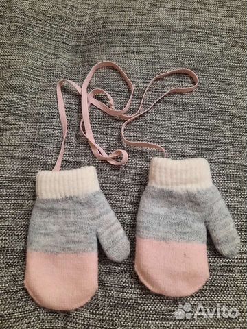 Варежки детские 1 год