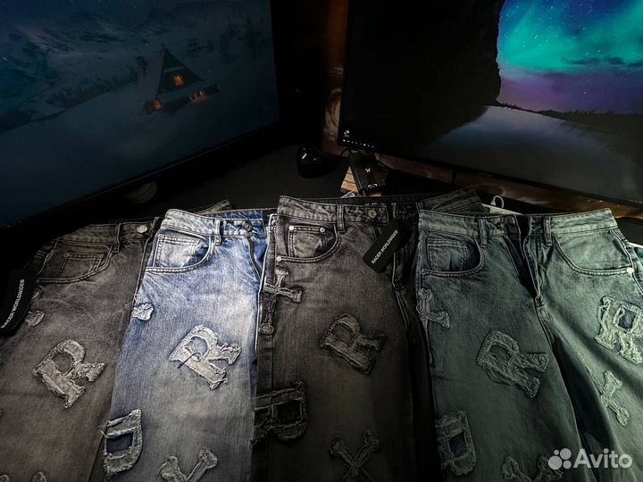 Racer Worldwide Washed Ice Patch Jeans