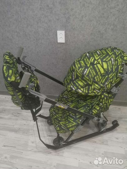 Детские санки коляска