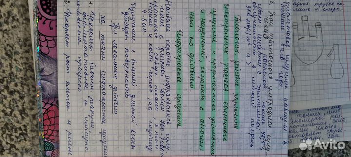 Пишу от руки конспекты, лекции