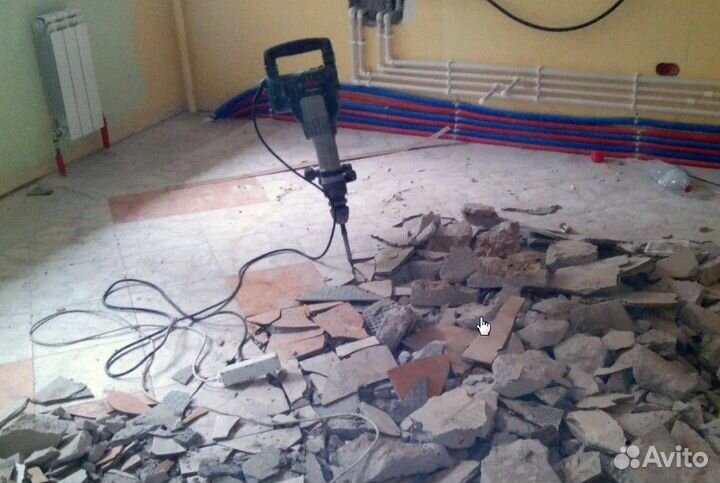 Снос демонтаж стен