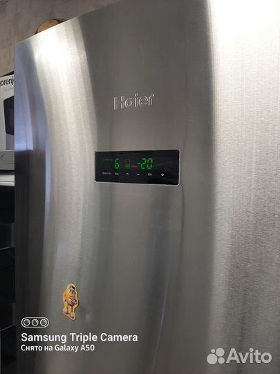 Холодильник Haier металл No Frost