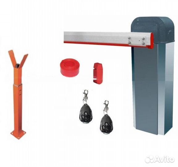 Шлагбаум AN-Motors ASB6000 c прямоугольной стрелой