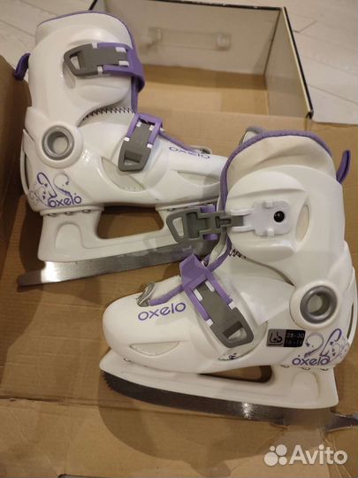 Коньки детские раздвижные 28-30