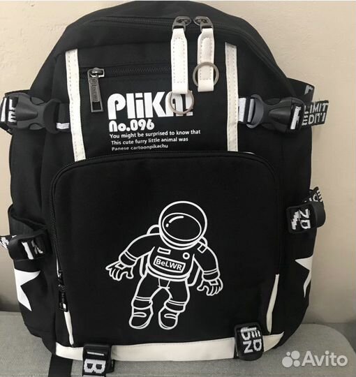 Рюкзак светящийся школьный новый