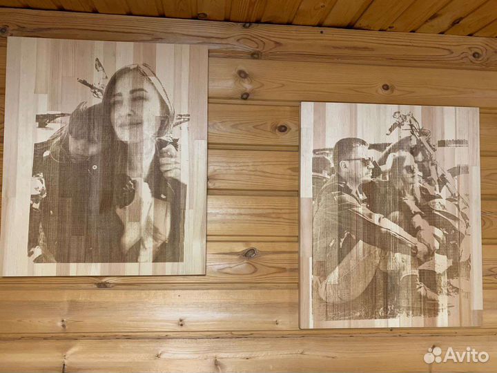 Выжигание портретов по дереву