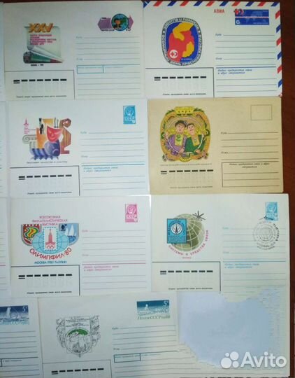 Почтовые конверты СССР