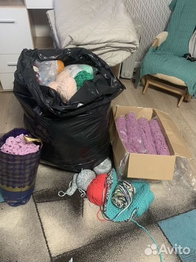 Пряжа нитки для вязания