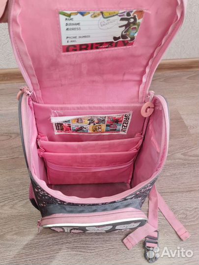 Портфель школьный с ортопедической спинкой для дев