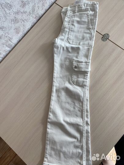 Джинсы белые для девочки