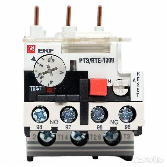 Реле тепл. ртэ 1308 2.5-4А EKF rel-1308-2.5-4