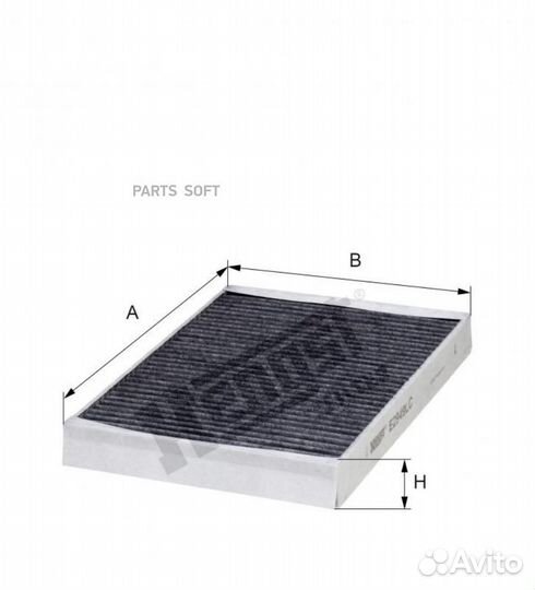 Hengst filter E2949LC Фильтр салона угольный